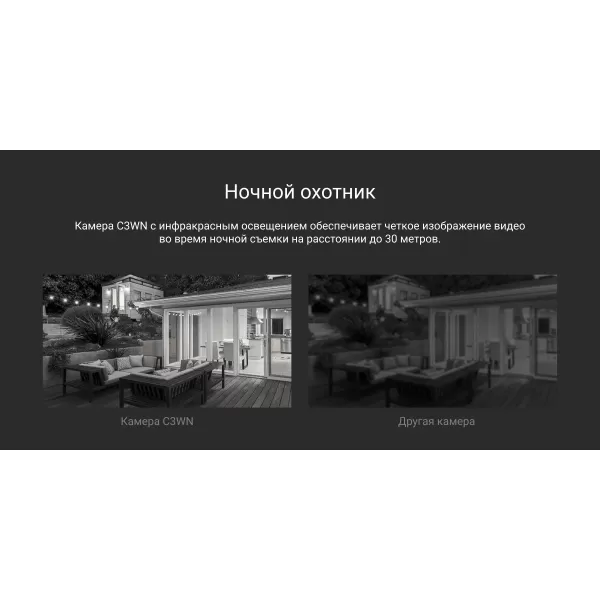Wi-Fi уличная IP камера EZVIZ C3WN (2,8 мм) купить с доставкой