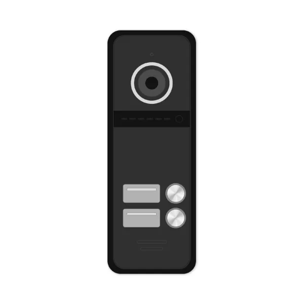 Novicam FANTASY 2 HD Black / Silver - 2 абонентская HD вызывная панель 1.3 Мп купить с доставкой