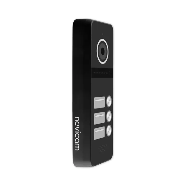 Novicam FANTASY 3 HD Black / Silver - 3 абонентская HD вызывная панель 1.3 Мп  купить с доставкой