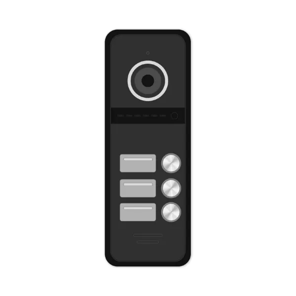 Novicam FANTASY 3 HD Black / Silver - 3 абонентская HD вызывная панель 1.3 Мп  купить с доставкой