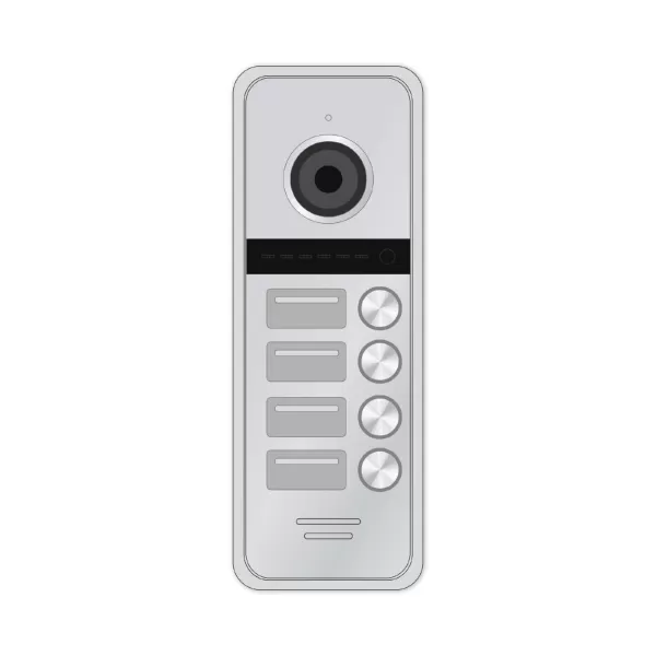 Novicam FANTASY 4 HD Black / Silver - 4 абонентская HD вызывная панель 1.3 Мп  купить с доставкой